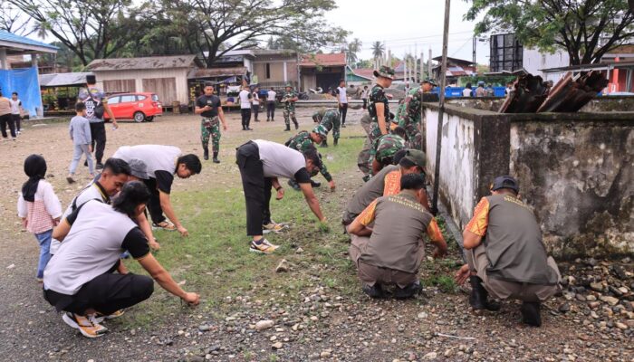 Polres Morowali Gelar Bakti Sosial Bersama Instansi Terkait Sambut Hari Bhayangkara ke-79