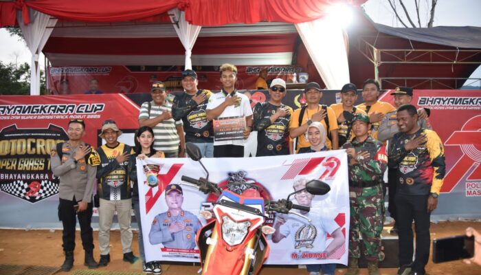 Kapolres Morowali Utara, Tutup Event Motorcross Super Grasstrack Bhayangkara Cup 2025 