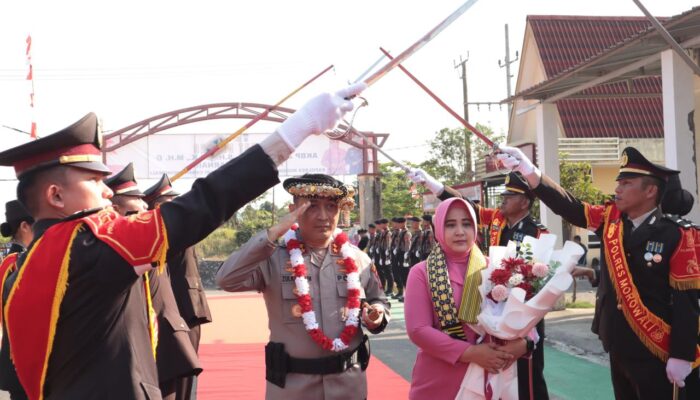 Polres Morowali Gelar Pisah sambut Kapolres, dari AKBP Suprianto Kepada AKBP Zulkarnain