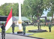 Korem 132/Tdl Gelar Upacara Bendera Sebagai Wujud Penanaman Nilai Kejuangan dan Nasionalisme