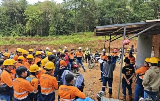 Karyawan PT MIM Morowali, Mogok Kerja