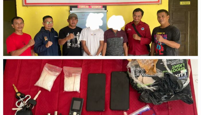 Polres Morowali Utara, Tangkap 2 Pelaku dan Sita 96 gram shabu di Mamosalato
