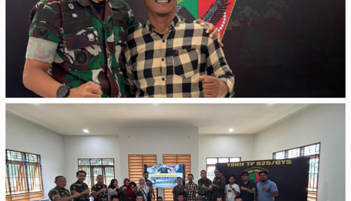 Pererat Silaturahmi, Danyonif TP 825/ Garuda Yudha Sakti Ajak Ngopi Bareng Jurnalis Morowali 