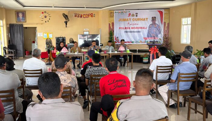 Kapolres Morowali Gelar “Jumat Curhat” di Desa Tofuti, Dengar Langsung Aspirasi Warga