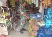 Babinsa Koramil 1311-09/Bahodopi, Komsos dan Cek Harga Sembako di Desa Padabaho