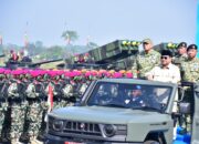 Penampilan Gagah Prajurit Petarung Pasmar 1 Dihadapan Presiden Republik Indonesia 