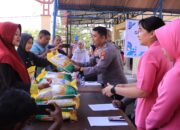 Polres Morowali Bersama Pemda dan Bulog Gelar Pasar Murah untuk Bantu Masyarakat