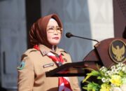 Wabup Iriane Iliyas Pimpin Upacara Peringatan Hari Pramuka ke-64