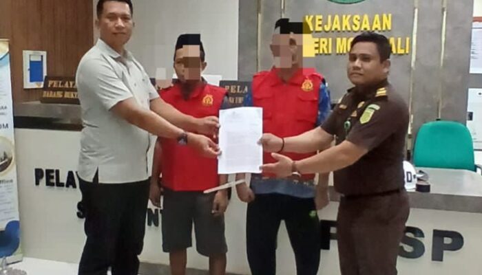 Polres Morowali Serahkan Dua Tersangka dan Barang Bukti Kasus Narkoba ke Kejari 