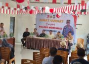 Polres Morowali Gelar Jum’at Curhat di Desa Bahomoleo
