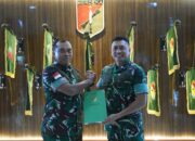 Pangdam XIII/Merdeka Terima Kunjungan Pangdam XXIII/Palaka Wira di Makodam XIII/Merdeka