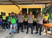 Polres Morowali Utara Silahturahmi dengan Komunitas Ojek, ajak Jaga Kamtibmas