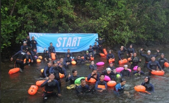 Semangat Kebersamaan dan Asta Cita, PT Vale Rayakan Melalui Open Water Renang Lintas Danau di Sorowako