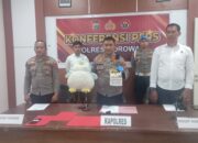 Lagi,Polres Morowali Bekuk Kurir Sabu Seberat 1 Kg Lebih di Bahodopi