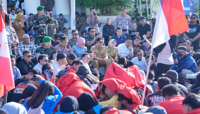 Lewat Dialog, Massa Aksi Morowali Sampaikan Tujuh Tuntutan Secara Tertib