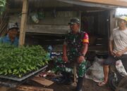 Perkuat Ketahanan Pangan,Kopka Hendra Kurniawan  Aktif Dampingi Petani 