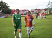 Sepak Bola Persahabatan “Pererat Sinergi Kodam XXIII/Palaka Wira dan Pemda Kota Palu”