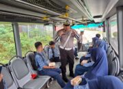 Hut Lalulintas ke-70,Satlantas Polres Morowali Dialog Bersama Sopir dan Siswa