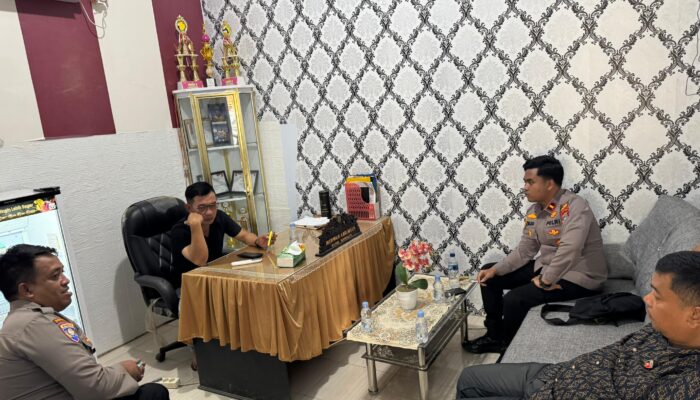 Jaga Kamtibmas, Kapolsek Bahodopi Perkuat Koordinasi dengan Pemdes 
