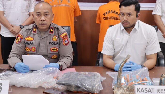 Kurang dari 1×24 Jam, Polres Morowali Bekuk Dua Pelaku Pembunuhan WNA di Topogaro