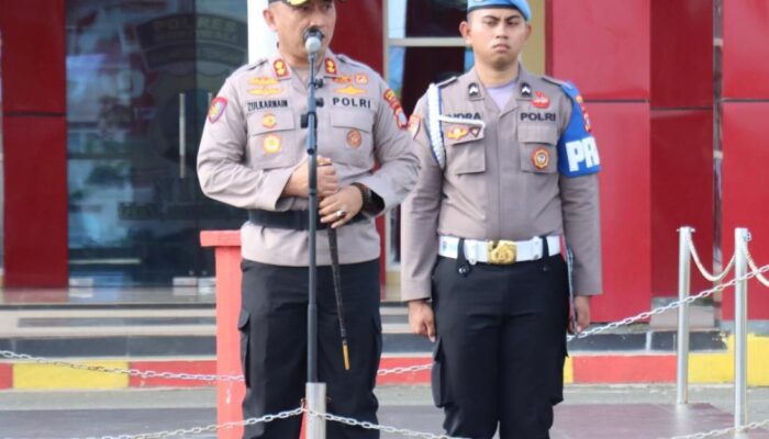 Kapolres Morowali,Tekankan Kedisiplinan dan Kesiapsiagaan Hadapi Dinamika Masyarakat serta Kontijensi