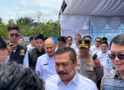 Polres Morowali Kawal dan Amankan Kunker Menteri Imigrasi dan Pemasyarakatan RI