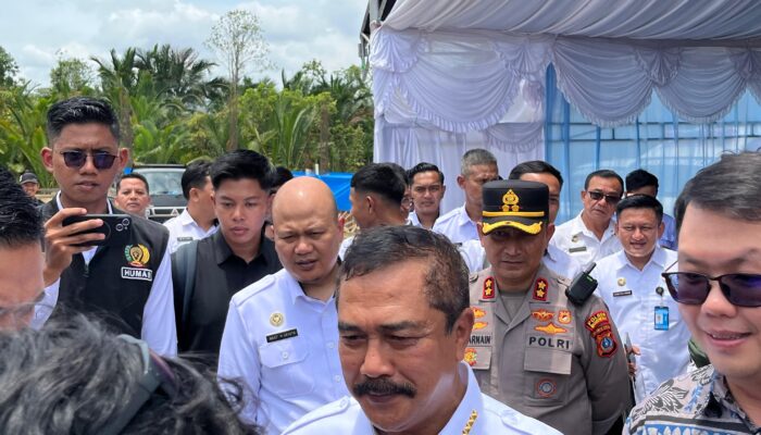 Polres Morowali Kawal dan Amankan Kunker Menteri Imigrasi dan Pemasyarakatan RI