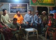 Jaga Kamtibmas, Koramil 1311-01/Bungku Tengah Bersama Warga Gelar Patroli Malam 