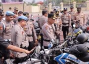 Pastikan Kesiapan Operasional, Kapolres Morowali Pimpin Pengecekan Kendaraan Dinas