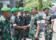 Pangdam XXIII/Palaka Wira Kunjungan Kerja ke Jajaran Korem 142/Tatag