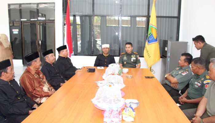 Dandim 1311/Morowali Kunjungi Kantor Dewan Adat To Bungku, sebagai Wujud Penghargaan dan Silaturahmi