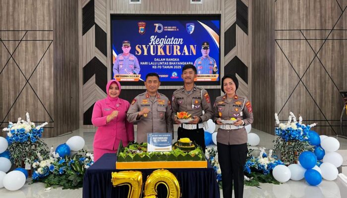 Polres Morowali Gelar Syukuran Hari Bhayangkara Lalu Lintas ke-70, Wujud Syukur dan Kebersamaan