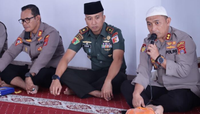 Perkuat Sinergitas  TNI-POLRI, Kapolres Morowali Gelar Binrohtal 