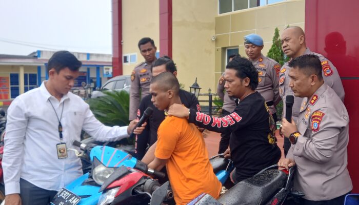 Ungkap 48 Kasus Curanmor, Polres Morowali Amankan Tiga Pelaku dan 36 Unit Motor 