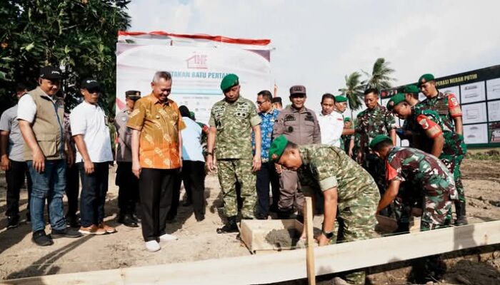 Danrem 132/Tadulako Letakkan Batu Pertama Koperasi Merah Putih di Sigi
