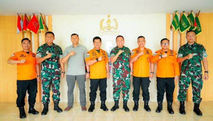 Kunjungan Inspektur Basarnas ke Korem 132/Tadulako, Mantapkan Kolaborasi Tanggap Bencana di Sulteng