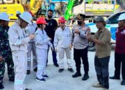 Polres Morowali Lakukan Olah TKP Kebakaran Menara Scrubber PT SLNC