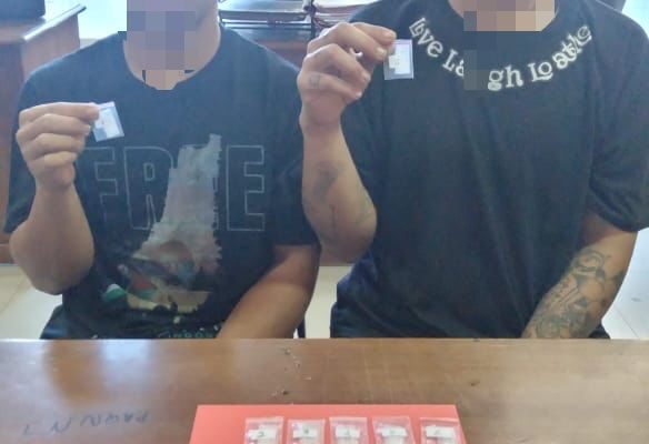 Satresnarkoba Polres Morowali Tangkap Dua Pengedar Sabu di Fatufia