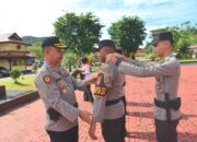 Resmikan Pamapta, Wakapolres Morowali Utara Sematkan Ban Lengan dan Serahkan Mobil Patroli Pamapta