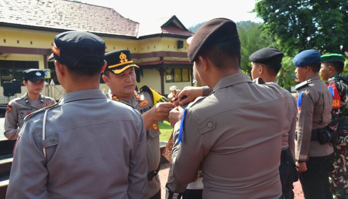 Kapolres Morowali Utara;  Harap Operasi Zebra 2025 dapat Menekan Pelanggaran dan Fatalitas Kecelakaan Jelang Natal dan Tahun Baru