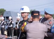 Polres Morowali,Apel gelar pasukan Operasi Zebra Tinombala 2025