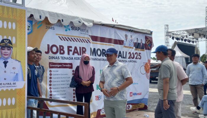 Bupati Iksan Tinjau Langsung Job Fair, Ini Pesanya 
