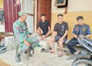Babinsa Koramil 1311-09 Komsos  Bersama Warga Binaan