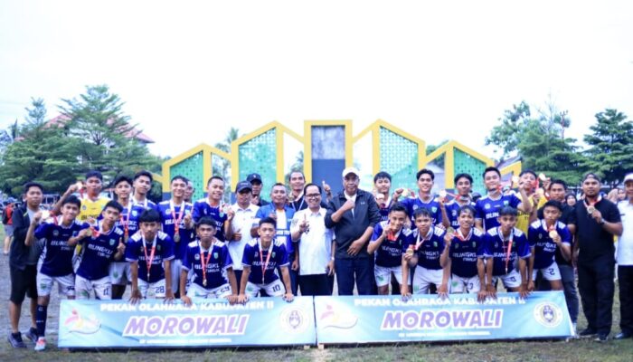 Cabang Olahraga Sepakbola, Kecamatan Bungku Timur Raih Juara l Pada Porkab Morowali Tahun 2025