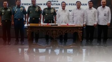 Mabes TNI dan Kementerian Kelautan dan Perikanan Teken MoU Sektor Kelautan dan Perikanan