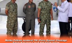 Menko Polkam Jenderal TNI (Purn) Djamari Chaniago Tinjau Kesiapan Lanud Abd Saleh