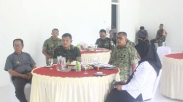 Danrem 132/Tdl Hadiri Vidcon Evaluasi KDKMP di Desa Maku, Percepat Ekonomi Kerakyatan