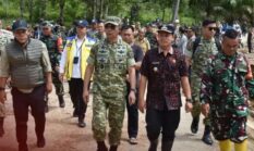 Tinjau Lokasi Terdampak Bencana, Kasum TNI Cek Pembangunan Huntara di Tapanuli Tengah