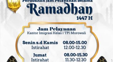 Imigrasi Sesuaikan Jam Layanan di Bulan Ramadan 1447H