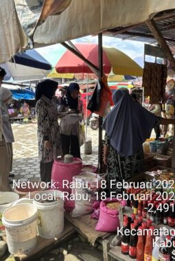 Jelang Ramadhan,Polres Morowali bersama Instansi Terkait Intensifkan Pengawasan Harga Pangan.